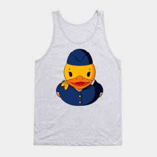 Female Pilot Rubber Duck Tank Top